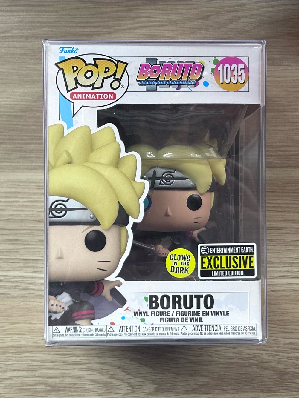 Funko Pop! Boruto Vinyl Figure. #1035 Glows in The Dark (Limited Edition)!
